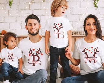 tee-shirt noël famille personnalisé, t-shirt noël assorti, tenue noël famille, pull noël famille