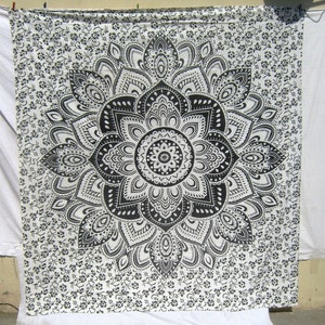 Tapestry Lotus Mandala Indian Delux Mandala Tapestry Twin Size Indian Wall Hanging Lotus Ombre Wall Tapestry
