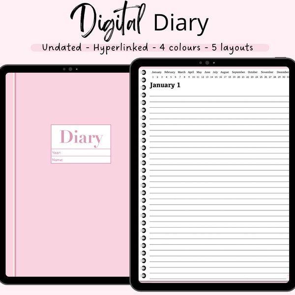 Digitales Tagebuch | Link | GoodNotes | iPad Journal