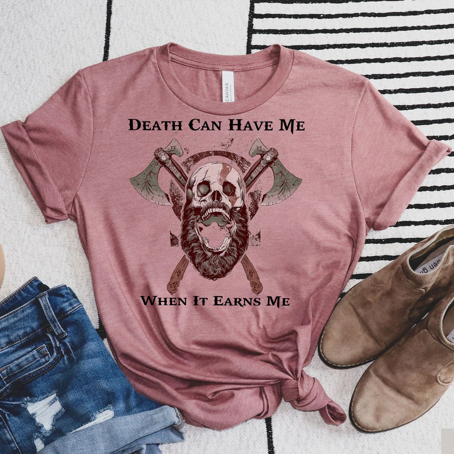 Death Can Have Me When It Earns Me Shirt God of War Ka.ratos Etsy