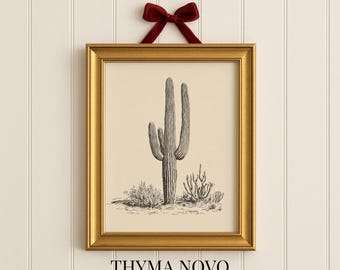 Cactus nursery decor, Saguaro Cactus Print, Desert Wall Art, Cactus Art, Plant Lover Gift, Southwestern Art DIGITAL, Cactus Bathroom Decor