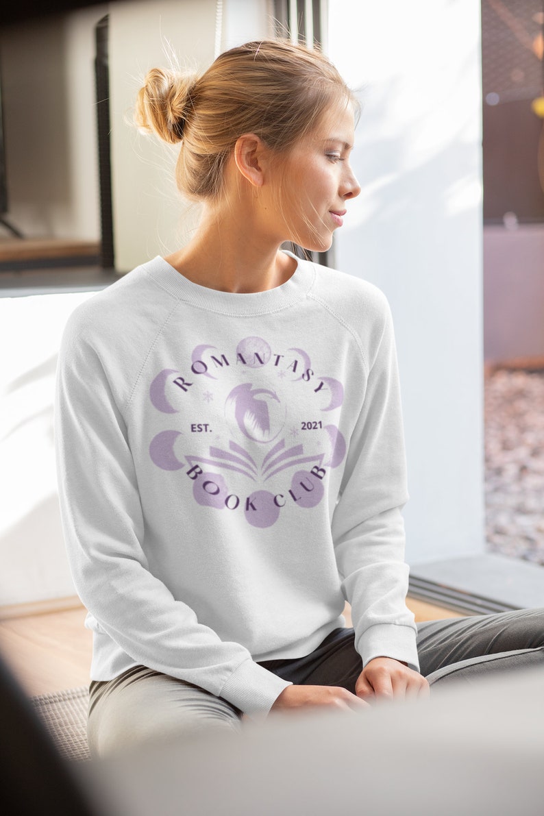 Romantasy Book Club Crewneck Sweatshirt image 2