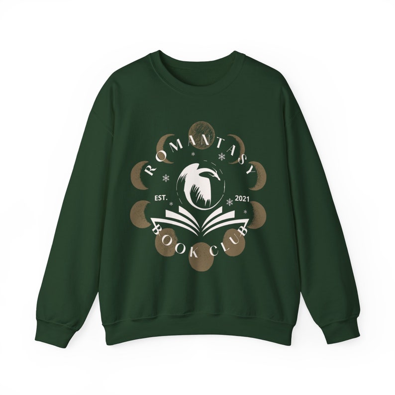 Romantasy Book Club Crewneck Sweatshirt image 7