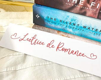 Marque Page Lecteur.ice.s de Romance