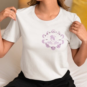 Romantiek boekenclub T-shirt afbeelding 3