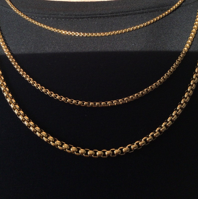 18K Gold Filled Chain Necklace,Curb,Figaro,Rope,Paperclip Chain,Herringbone Chain,twist Chain,Gift For Her,Gift for him,Valentine's Day zdjęcie 5