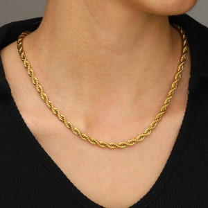 18K Gold Filled Chain Necklace,Curb,Figaro,Rope,Paperclip Chain,Herringbone Chain,Twist Chain,Gift For Her,Gift for him,Mother's Day Gifts