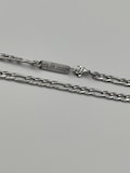 Silver Personalized Chain Necklace, Custom Name Jewelry, Curb, Figaro Chain,Paperclip,Box,RopeTwist Chain, Mother’s Day Gifts Him,Dad Gift,