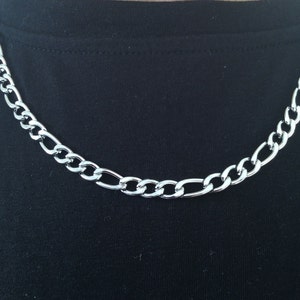 Silver Chain Necklace,CURB Chain,Paperclip,Twist,Rope,Figaro Chain,Herringbone Chain,Dainty Chain,Gift for him,Gift for her,Christmas Gift image 6