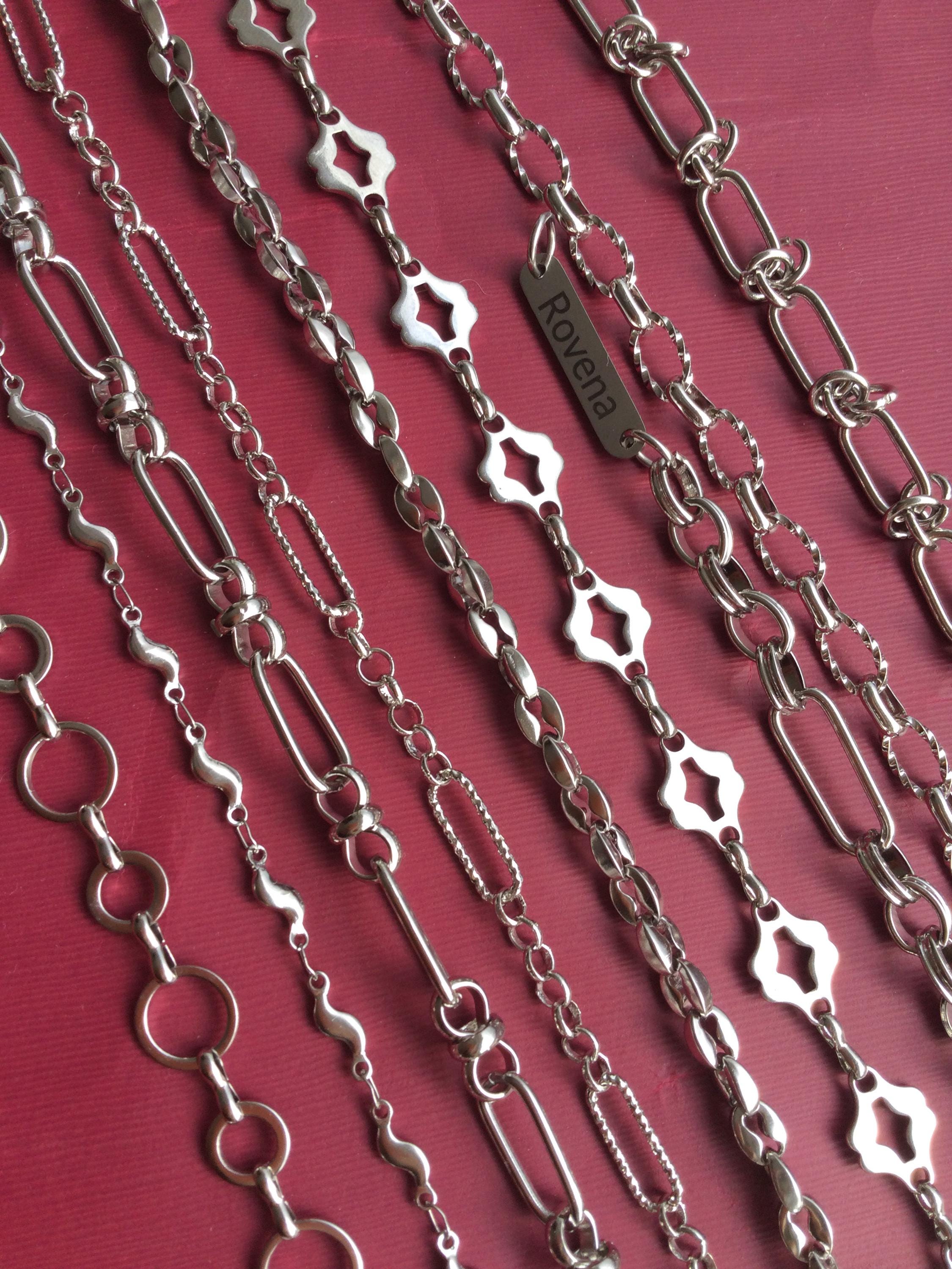 Personalized Stainless Steel Chain Necklace: Engraved Minimalist ...