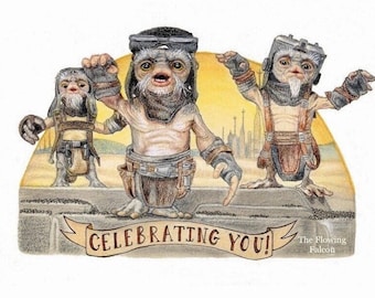 Anzellans Art Print: Star Wars Creatures, Giclee Fine Art