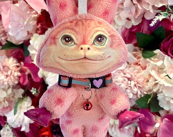 Loth Cat Art Doll Plushie, Handmade Tooka bag clip, Star Wars Inspired Plush, Star Wars Cosplay Accessory