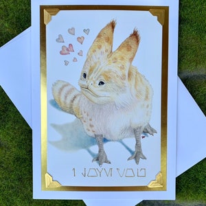 Loth-Cat Giclee Art Print Card: Star Wars Rebels, Removable Mini Print
