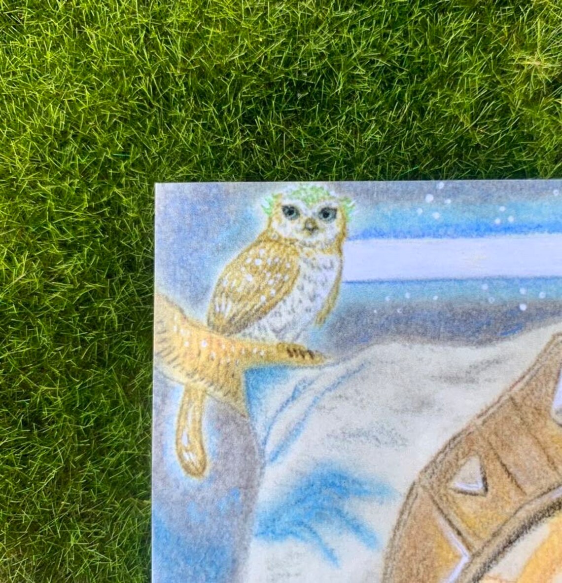 Ahsoka Grogu and Morai 5x7 Art Print Ahsoka Decor Ahsoka Etsy