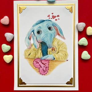 Neel Skeleton Crew Card with Removable Mini Print, Neel Nation, StarWars Valentine Card