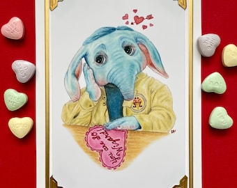 Neel Skeleton Crew Card with Removable Mini Print, Neel Nation, StarWars Valentine Card