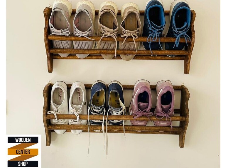 Wall Shoe Rack/entry Way Organizer/shoe Shelf/storage Etsy