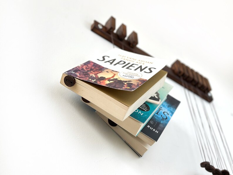 Book Hanger / Book Shelf / Book Holder / Wooden Bookshelf / Etsy