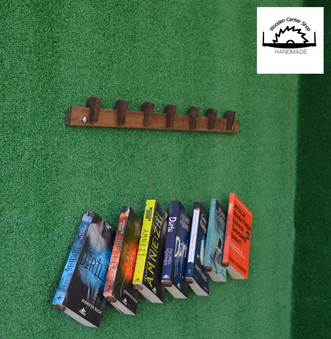 Book Hanger / Book Shelf / Book Holder / Wooden Bookshelf / Etsy UK