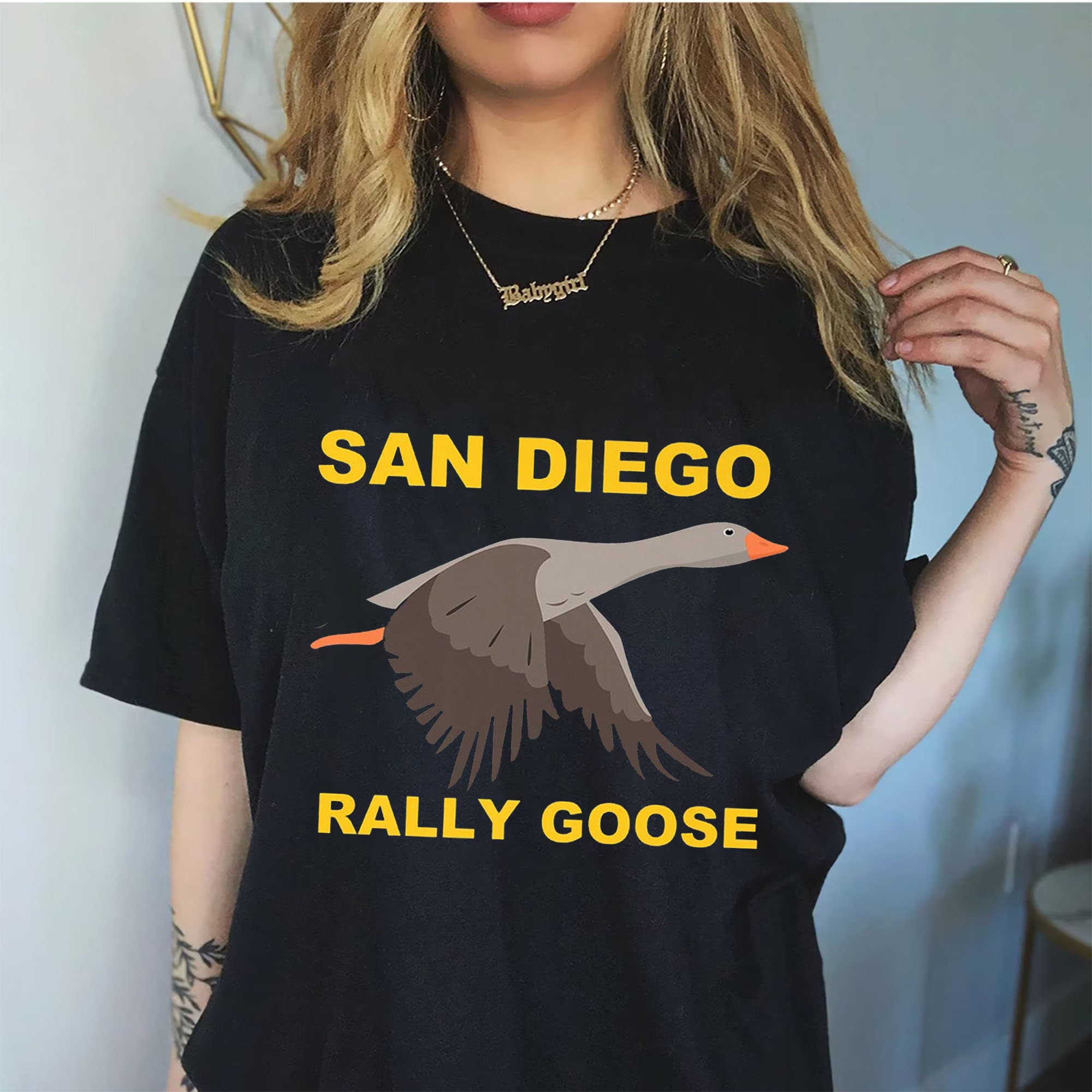 San Diego Goose Shirt, San Diego Rally Goose Shirt