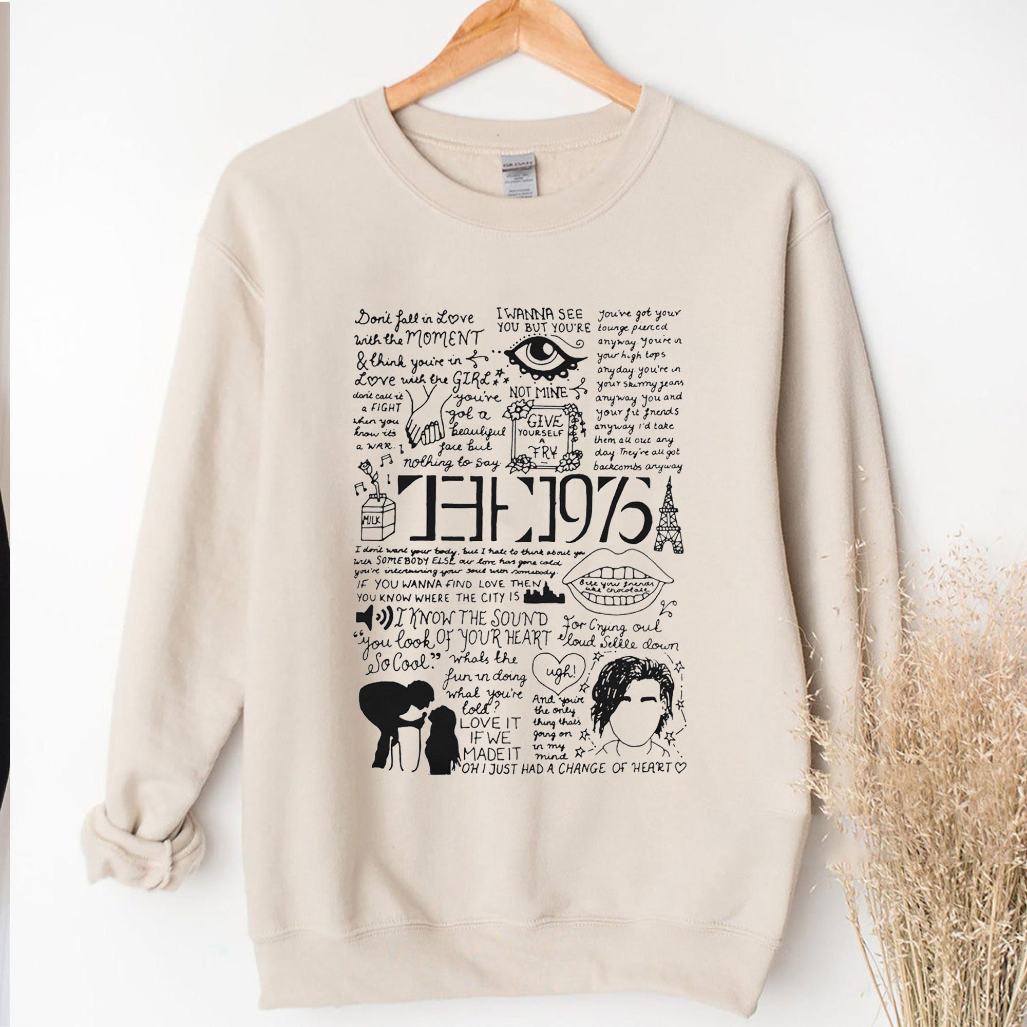 Discover The 1975 Tracklist Tshirt, The 1975 Lyrics Sweatshirt