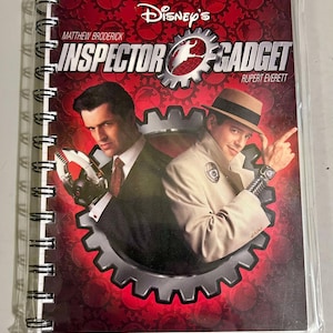 Handmade Repurposed VHS Journal/Sketchpad -Inspector Gadget