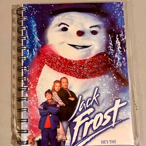 Handmade Repurposed VHS Journal/Sketchpad - Jack Frost