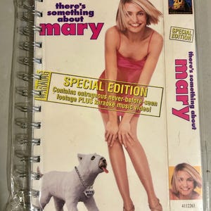 Handmade Repurposed VHS Journal/Sketchpad - There’s Something About Mary