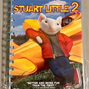 Handmade Repurposed VHS Journal/Sketchpad - Stuart Little 2