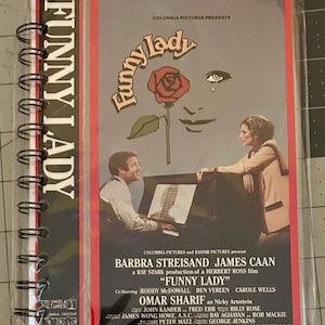 Handmade Repurposed VHS Journal/Sketchpad - Funny Lady