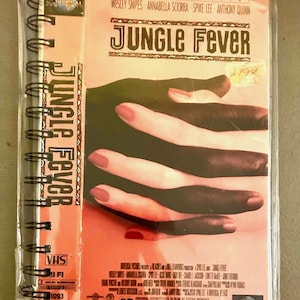 Handmade Repurposed VHS Journal/Sketchpad - Jungle Fever