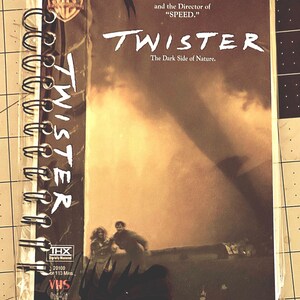 Handmade Repurposed VHS Journal/Sketchpad - Twister