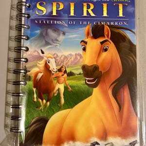 Handmade Repurposed VHS Journal/Sketchpad - Spirit