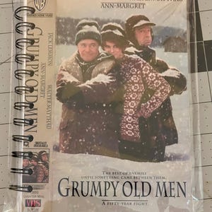 Handmade Repurposed VHS Journal/Sketchpad - Grumpy Old Men