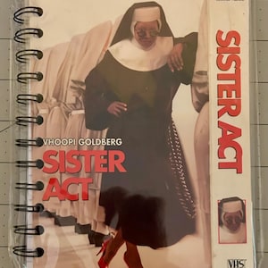 Handmade Repurposed VHS Journal/Sketchpad - Sister Act