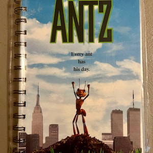 Handmade Repurposed VHS Journal/Sketchpad - ANTZ