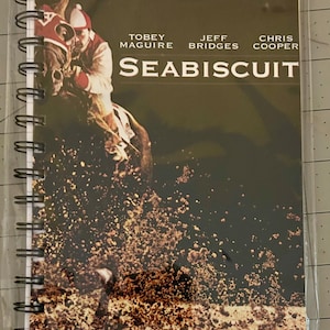 Handmade Repurposed VHS Journal/Sketchpad - Seabiscuit