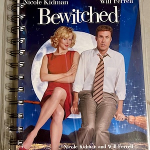 Handmade Repurposed VHS Journal/Sketchpad - Bewitched