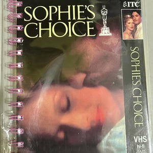Handmade Repurposed VHS Journal/Sketchpad -Sophie’s Choice