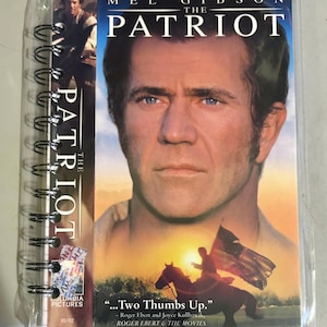 Handmade Repurposed VHS Journal/Sketchpad - Patriot