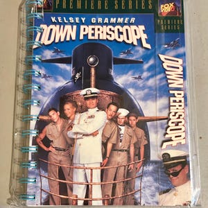 Handmade Repurposed VHS Journal/Sketchpad - Down Periscope