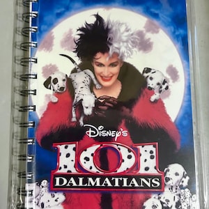 Handmade Repurposed VHS Journal/Sketchpad - 101 Dalmatians Live Action