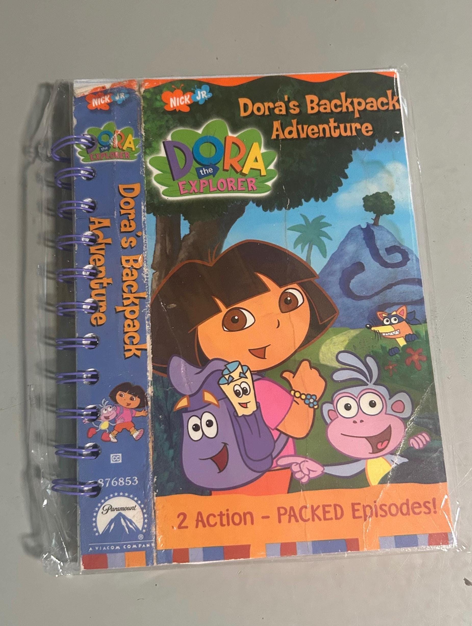 Handmade Repurposed VHS Journal/sketchpad- Dora's Backpack Adventure - Etsy