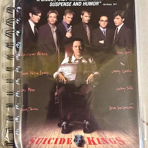 Handmade Repurposed VHS Journal/Sketchpad - Suicide Kings