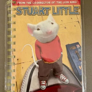 Handmade Repurposed VHS Journal/Sketchpad - Stuart Little
