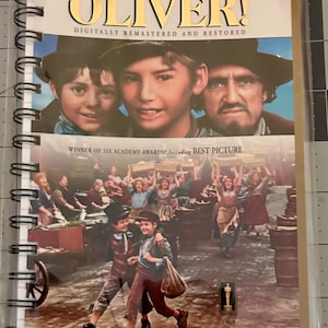 Handmade Repurposed VHS Journal/Sketchpad - Oliver