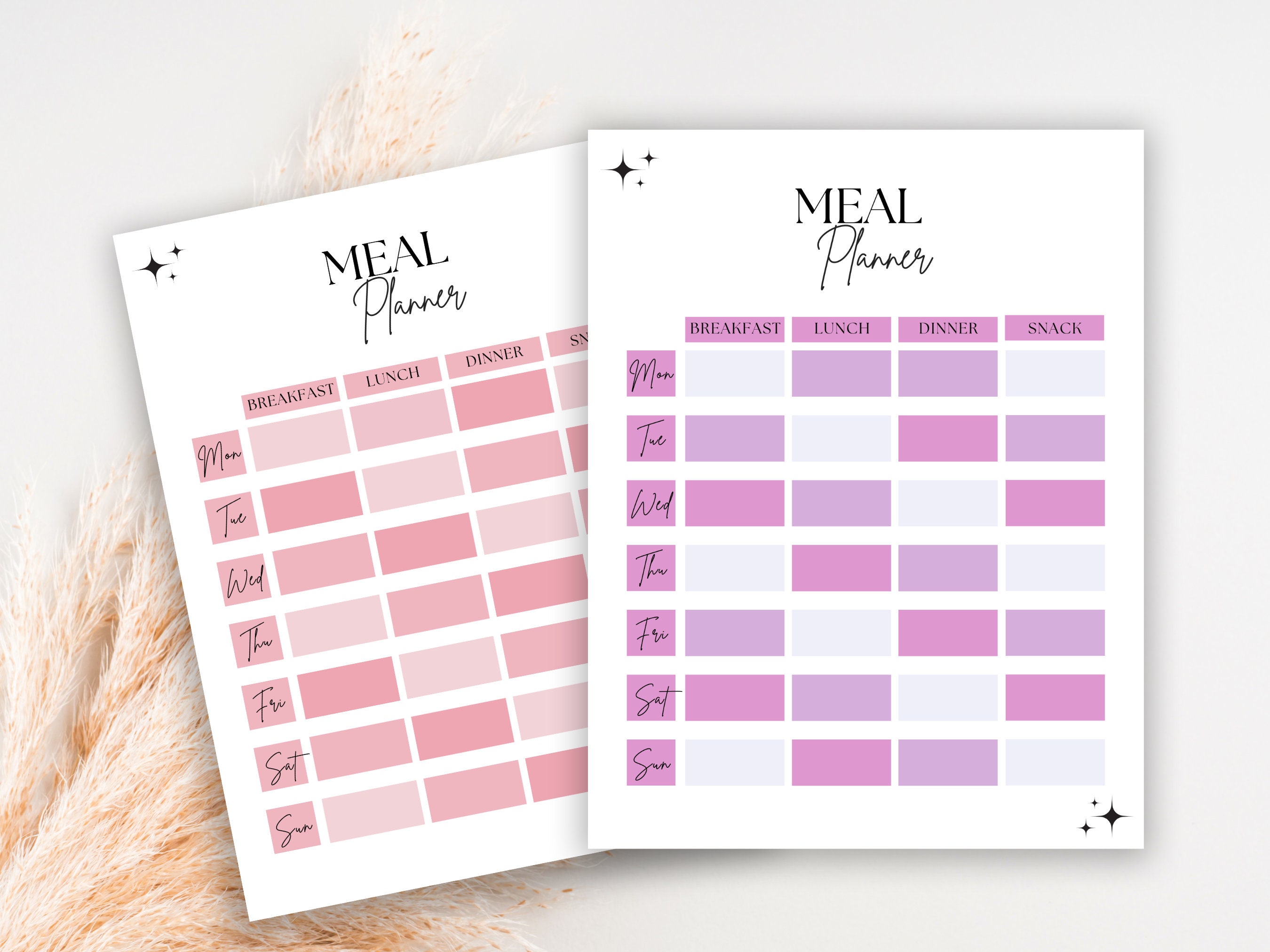 Weekly Meal Planner Printable, Printable Meal Planner, Fridge Meal ...