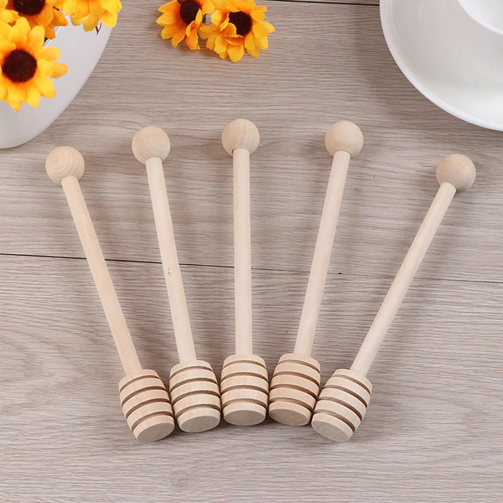 Authentic Merchandise Shop UPKOCH 2pcs Honey Dipper Sticks Mixing