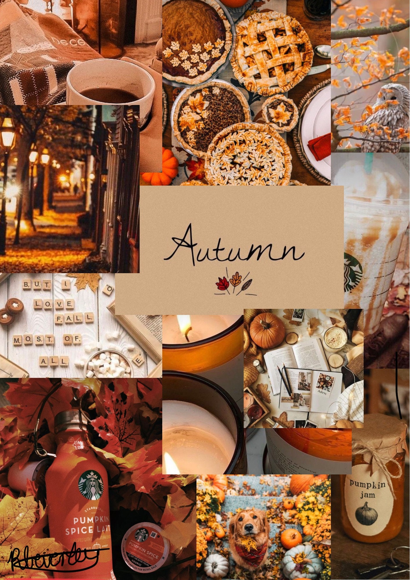 Photo collage letters {fun way to decorate with pictures} - It's Always  Autumn