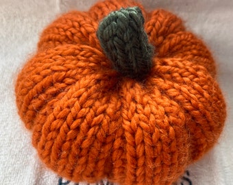 Knitted Pumpkin-Handmade-multiple colors- fall-autumn decoration-orange-yellow-white-red